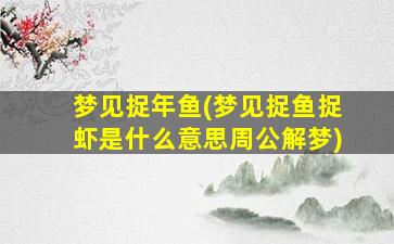 梦见捉年鱼(梦见捉鱼捉虾是什么意思周公解梦)